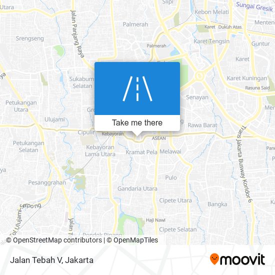 Jalan Tebah V map