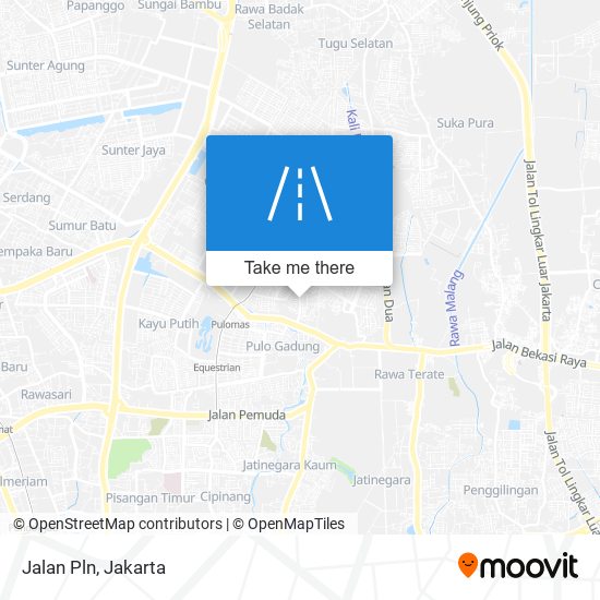 Jalan Pln map