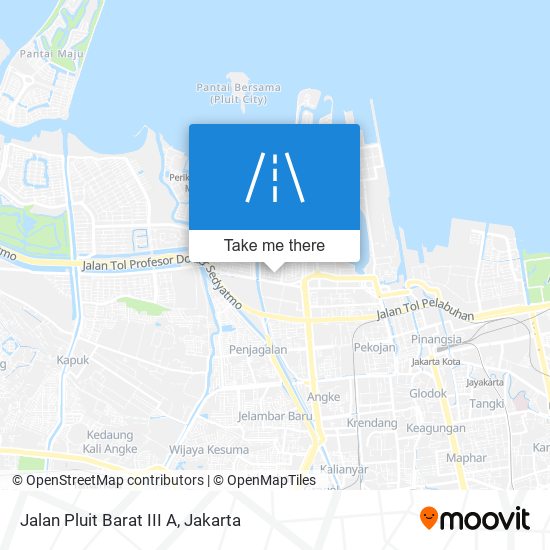 Jalan Pluit Barat III A map