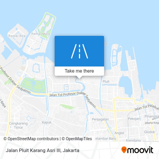 Jalan Pluit Karang Asri III map