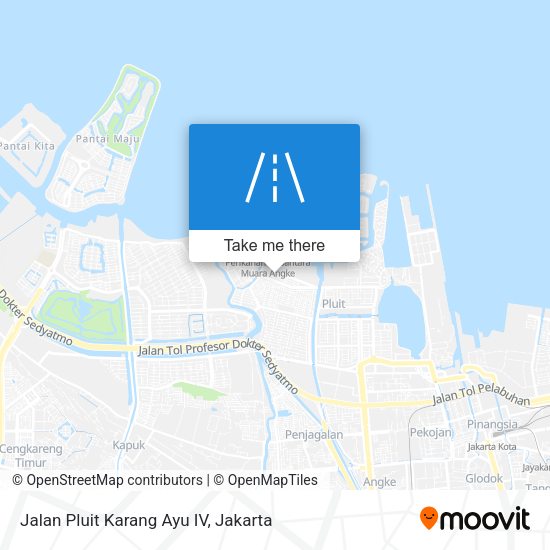 Jalan Pluit Karang Ayu IV map