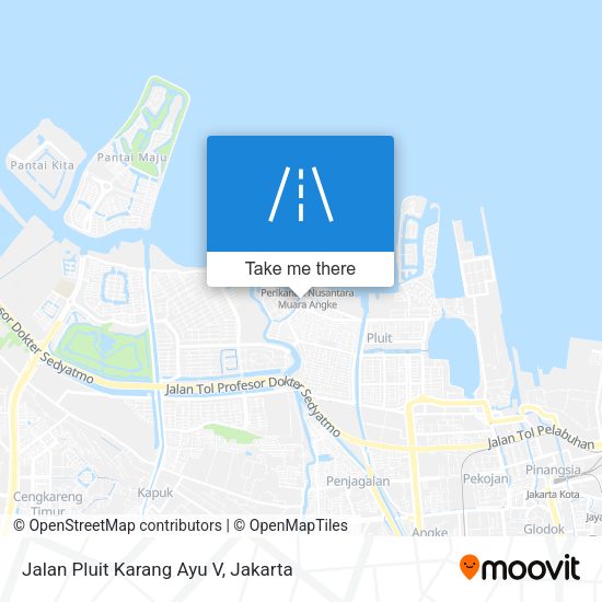 Jalan Pluit Karang Ayu V map