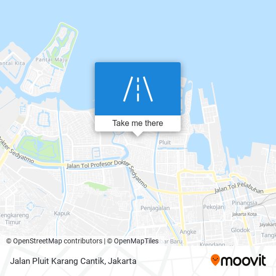 Jalan Pluit Karang Cantik map