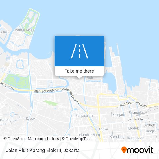 Jalan Pluit Karang Elok III map