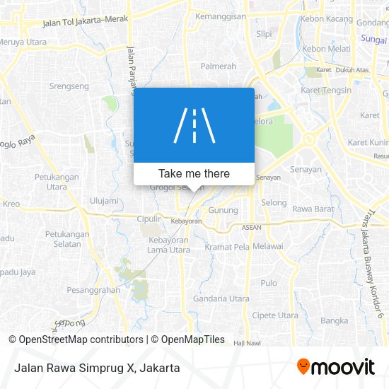 Jalan Rawa Simprug X map