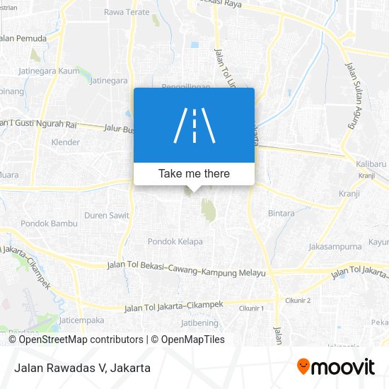 Jalan Rawadas V map