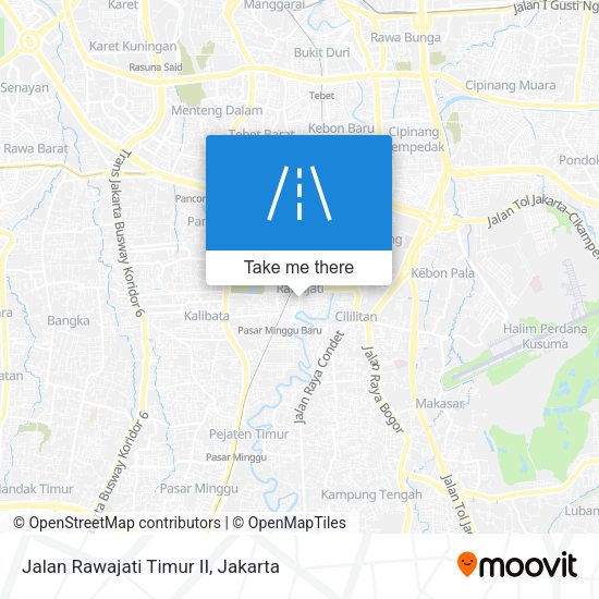 Jalan Rawajati Timur II map