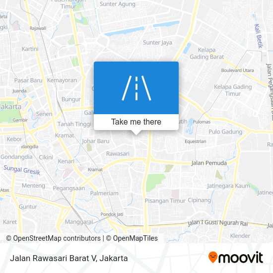 Jalan Rawasari Barat V map