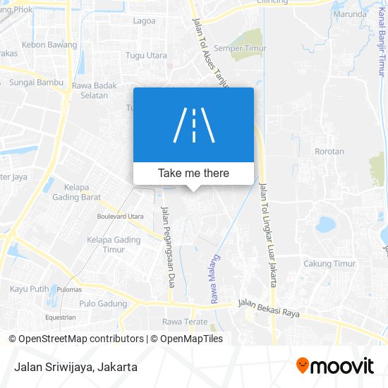 Jalan Sriwijaya map