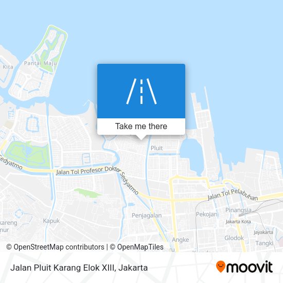 Jalan Pluit Karang Elok XIII map