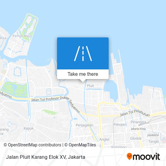 Jalan Pluit Karang Elok XV map