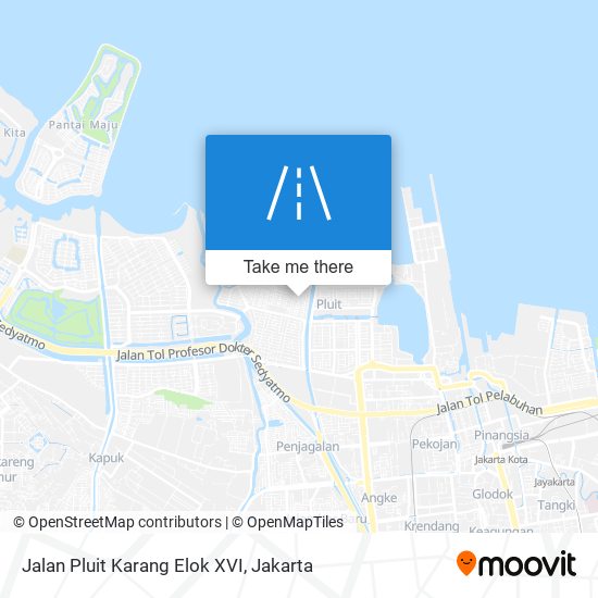 Jalan Pluit Karang Elok XVI map