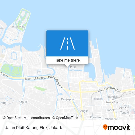 Jalan Pluit Karang Elok map