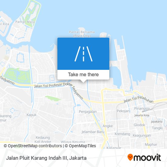 Jalan Pluit Karang Indah III map