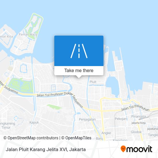 Jalan Pluit Karang Jelita XVI map
