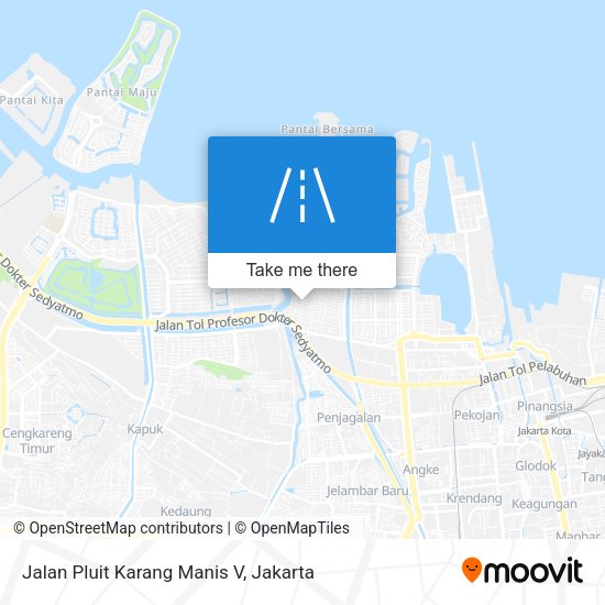 Jalan Pluit Karang Manis V map