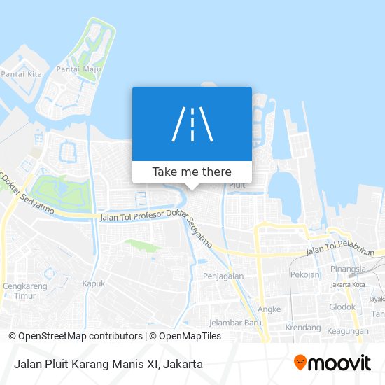 Jalan Pluit Karang Manis XI map