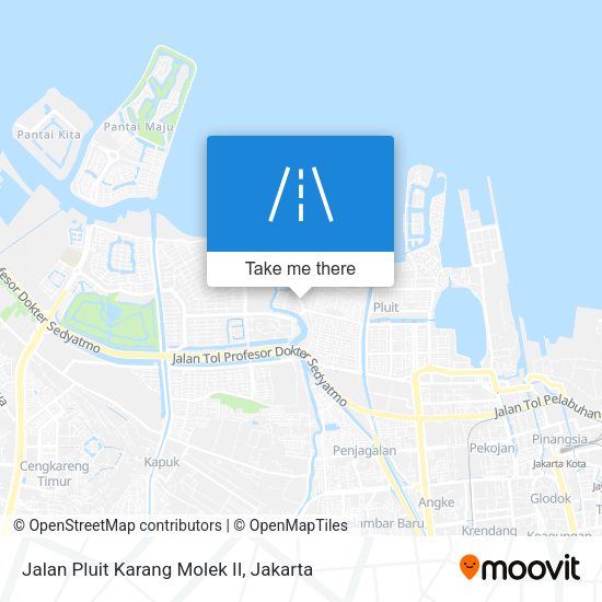 Jalan Pluit Karang Molek II map