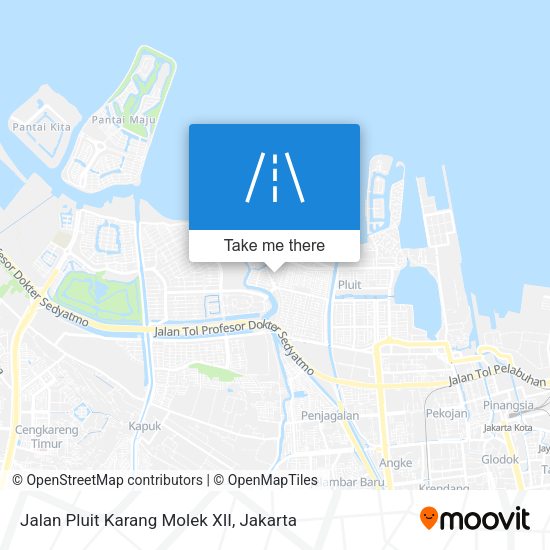 Jalan Pluit Karang Molek XII map