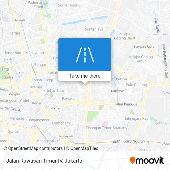 Jalan Rawasari Timur IV map