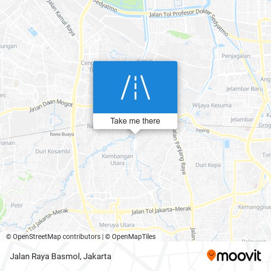 Jalan Raya Basmol map