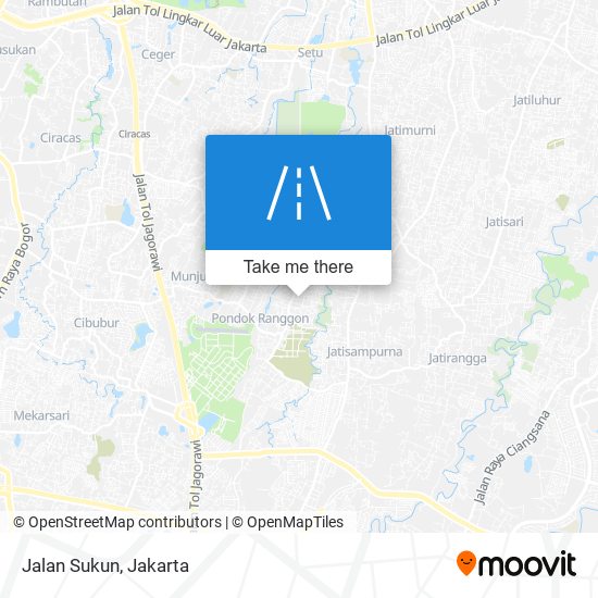 Jalan Sukun map