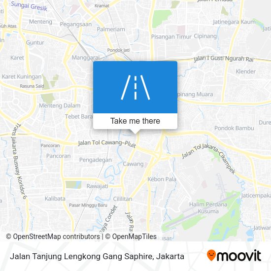 Jalan Tanjung Lengkong Gang Saphire map