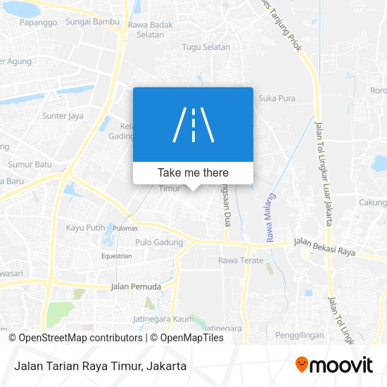 Jalan Tarian Raya Timur map
