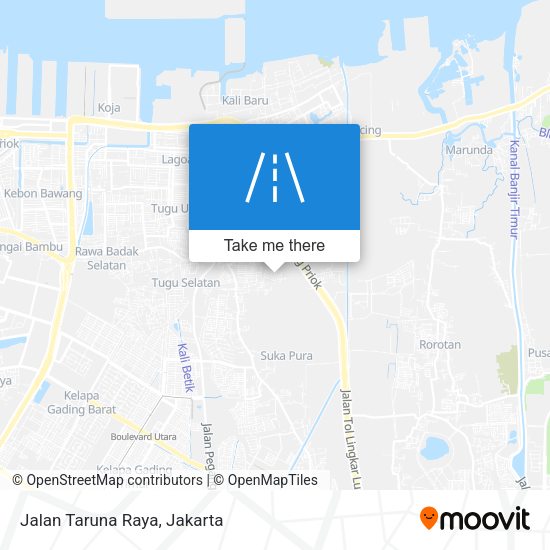 Jalan Taruna Raya map