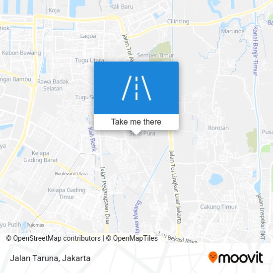 Jalan Taruna map