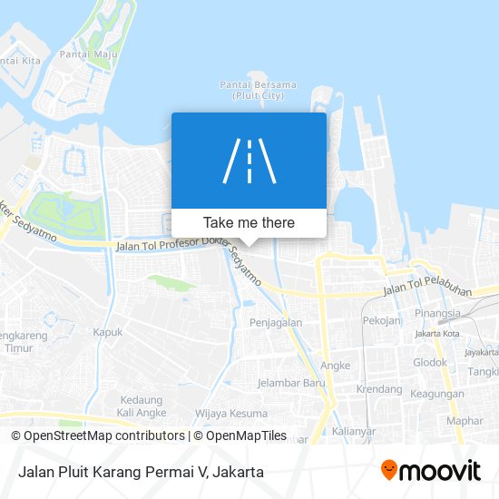 Jalan Pluit Karang Permai V map