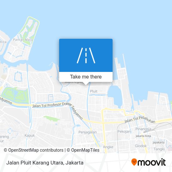 Jalan Pluit Karang Utara map