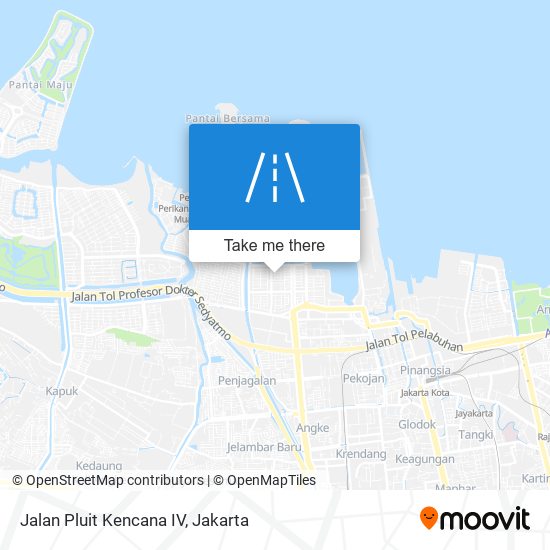 Jalan Pluit Kencana IV map