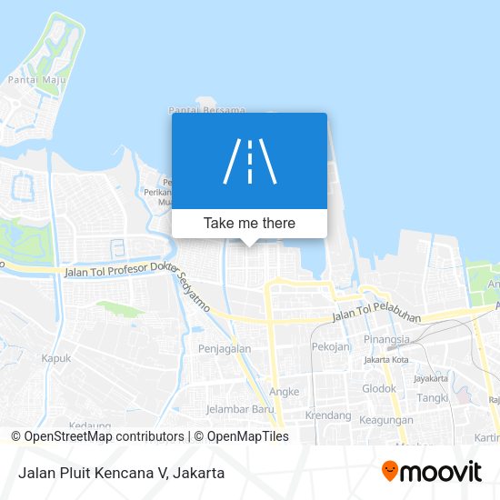 Jalan Pluit Kencana V map