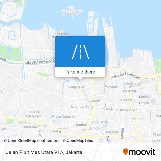 Jalan Pluit Mas Utara VI A map