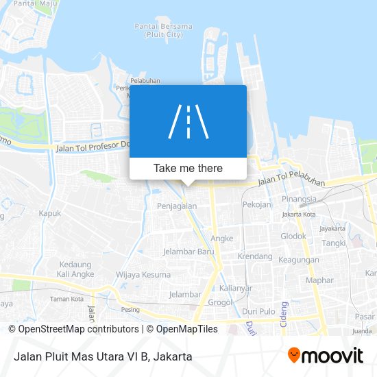 Jalan Pluit Mas Utara VI B map