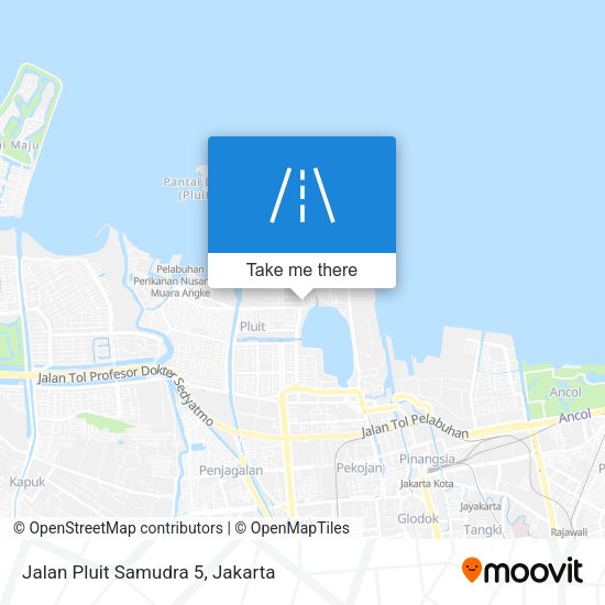 Jalan Pluit Samudra 5 map