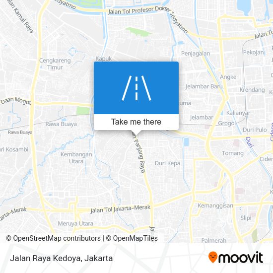 Jalan Raya Kedoya map