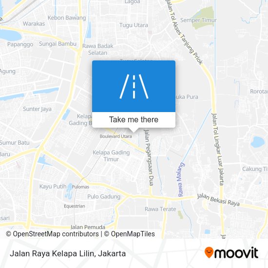 Jalan Raya Kelapa Lilin map