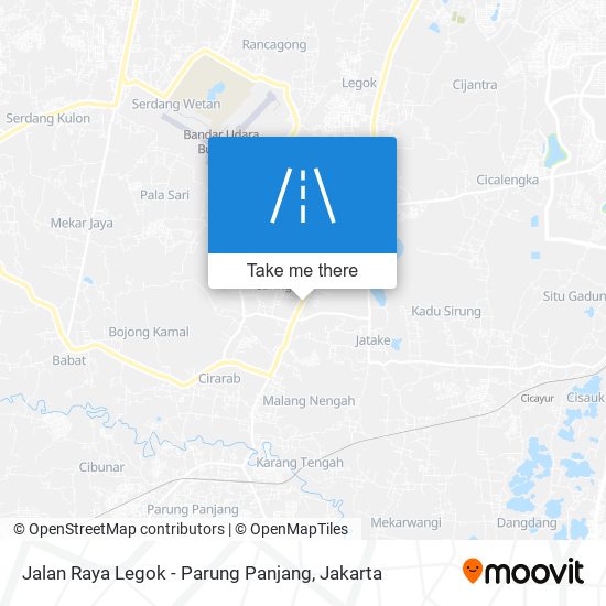 Jalan Raya Legok - Parung Panjang map