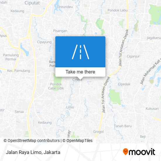 Jalan Raya Limo map