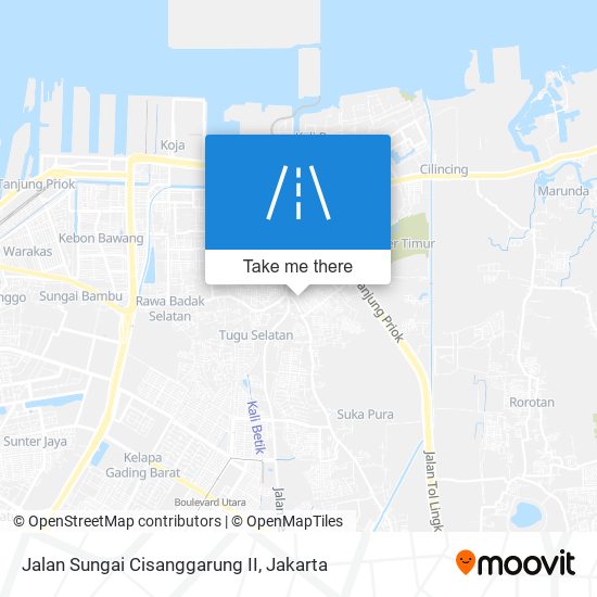 Jalan Sungai Cisanggarung II map