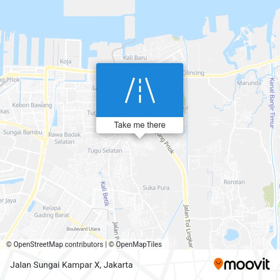 Jalan Sungai Kampar X map
