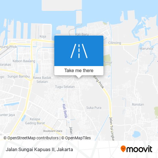 Jalan Sungai Kapuas II map