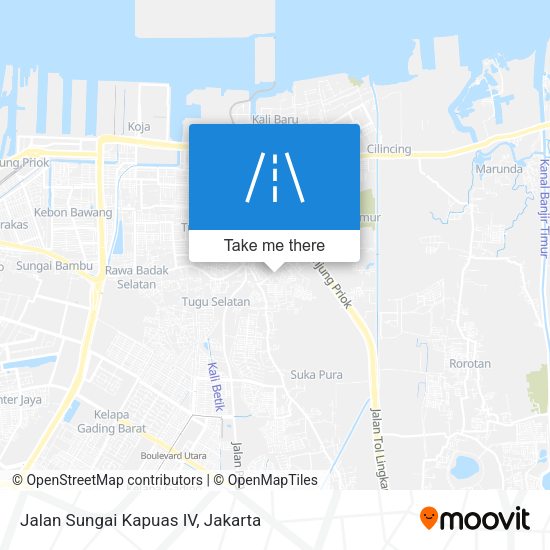 Jalan Sungai Kapuas IV map