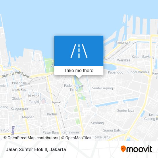 Jalan Sunter Elok II map