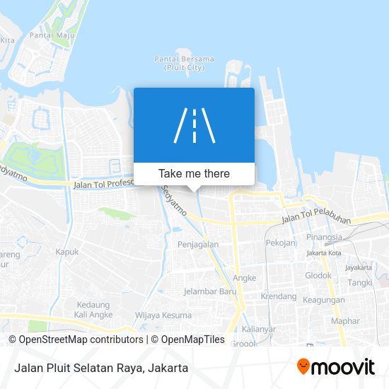 Jalan Pluit Selatan Raya map