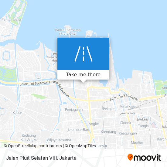 Jalan Pluit Selatan VIII map