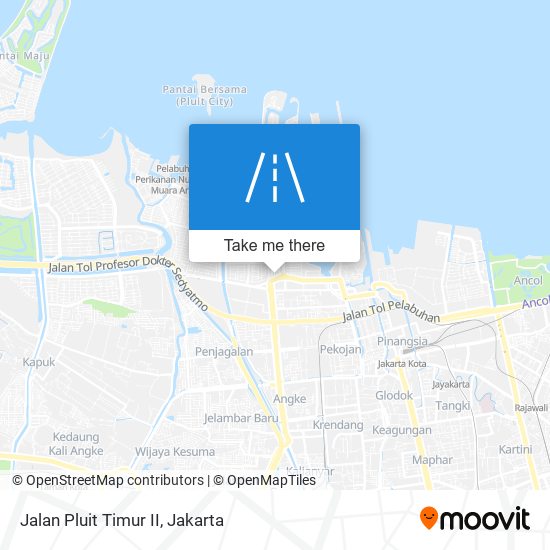 Jalan Pluit Timur II map