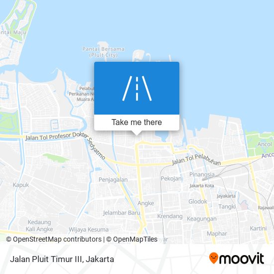 Jalan Pluit Timur III map